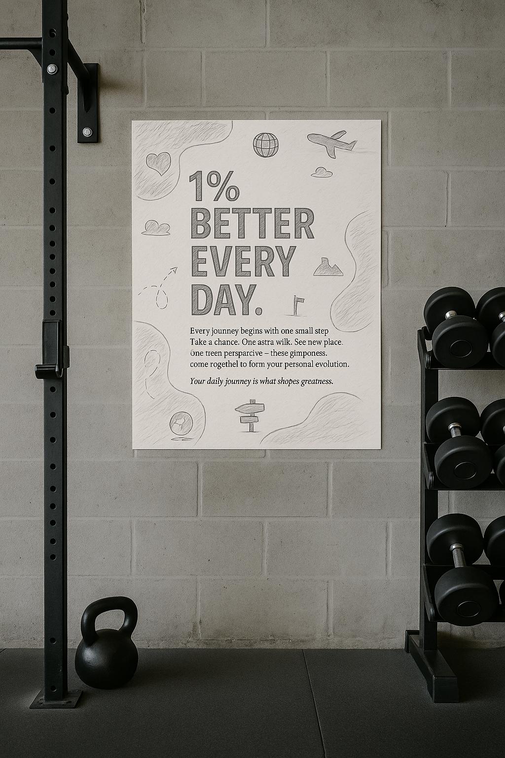 1% Better,office decor,modern artdigital download,printable wall art,quote decor print,motivational quotes,office decor print,home office